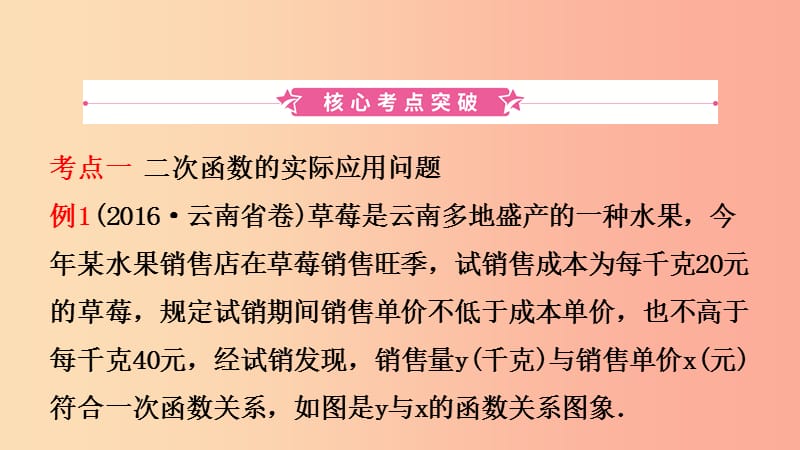 云南省2019年中考数学总复习第三章函数第五节二次函数综合题课件.ppt_第2页