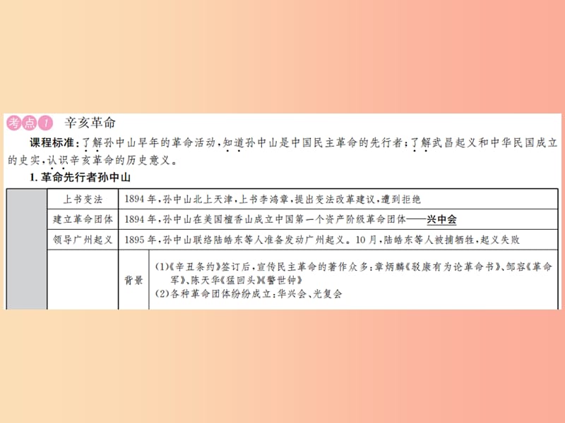 八年级 中国近代史 第八讲 资产阶级民主革命与中华民国的建立课件 新人教版.ppt_第2页