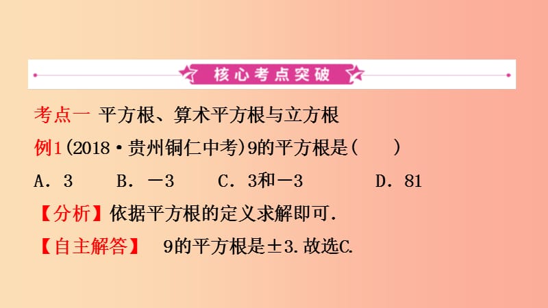 浙江省2019年中考数学复习 第一章 数与式 第二节 实数的运算与大小比较课件.ppt_第2页