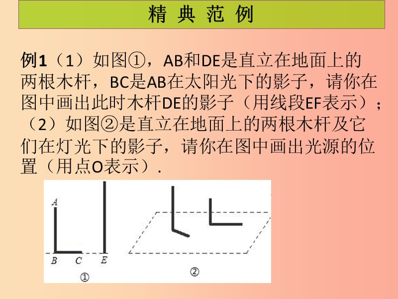 2019年秋九年级数学上册 第5章 投影与视图 第5课时《投影与视图》单元复习（课堂导练）习题课件 北师大版.ppt_第2页