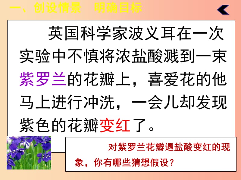 2019年秋九年级化学下册 第十单元 酸和碱 实验活动7 溶液酸碱性的检验教学课件 新人教版.ppt_第3页