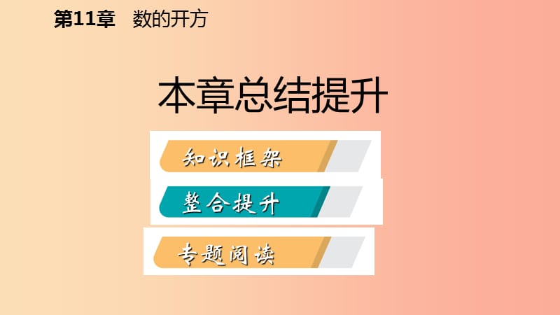 八年级数学上册 第11章 数的开方本章总结提升导学课件 （新版）华东师大版.ppt_第2页