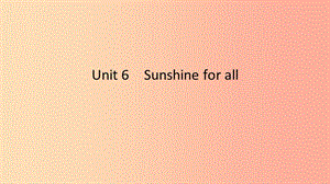 2019春八年級(jí)英語下冊(cè) Unit 6 Sunshine for all語法專練課件（新版）牛津版.ppt