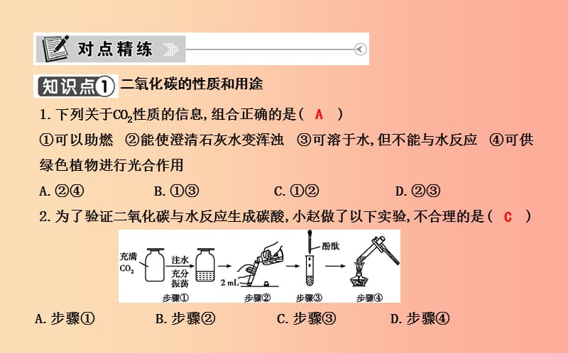 九年级化学上册 第六单元《碳和碳的氧化物》课题3 二氧化碳和一氧化碳 第1课时 二氧化碳课件 新人教版.ppt_第3页