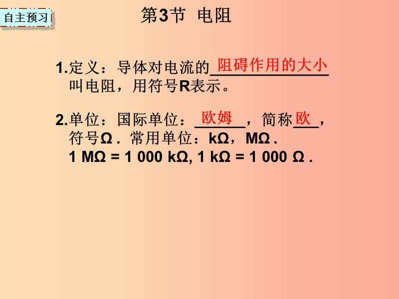 湖南省九年級物理全冊 16.3電阻課件 新人教版.ppt_第1頁