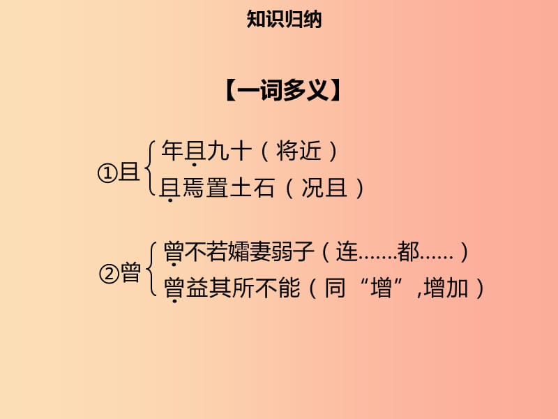 2019年秋季八年级语文上册 第六单元 第22课 愚公移山习题课件 新人教版.ppt_第3页