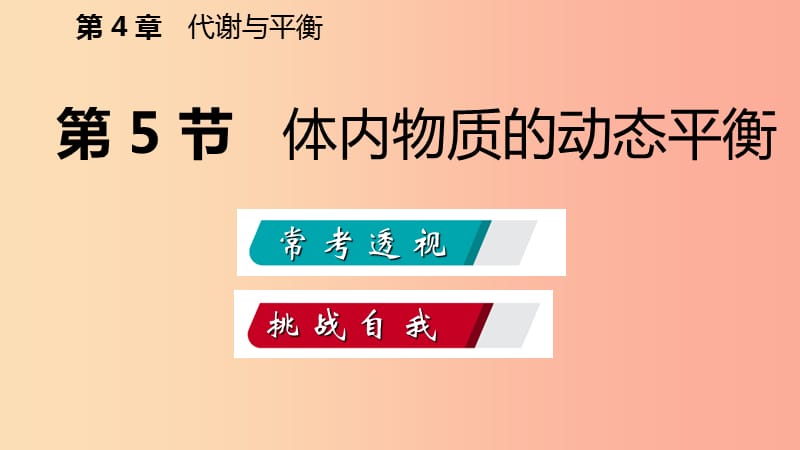 2019年秋九年级科学上册 第4章 代谢与平衡 第5节 体内物质的动态平衡练习课件（新版）浙教版.ppt_第2页