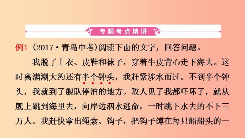 山东省临沂市2019年中考语文 专题复习七 名著阅读课件.ppt_第3页