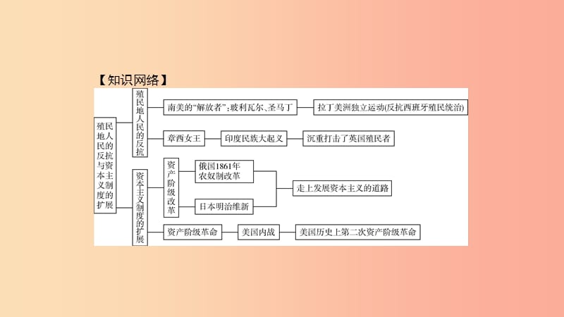 2019春九年级历史下册第一单元殖民地人民的反抗与资本主义制度的扩展单元提升课件新人教版.ppt_第2页