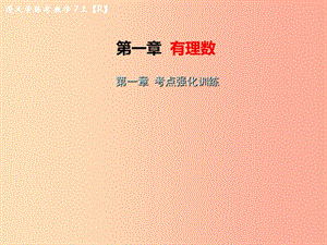 （遵義專版）2019年七年級(jí)數(shù)學(xué)上冊(cè) 第一章 有理數(shù)考點(diǎn)強(qiáng)化訓(xùn)練習(xí)題課件 新人教版.ppt