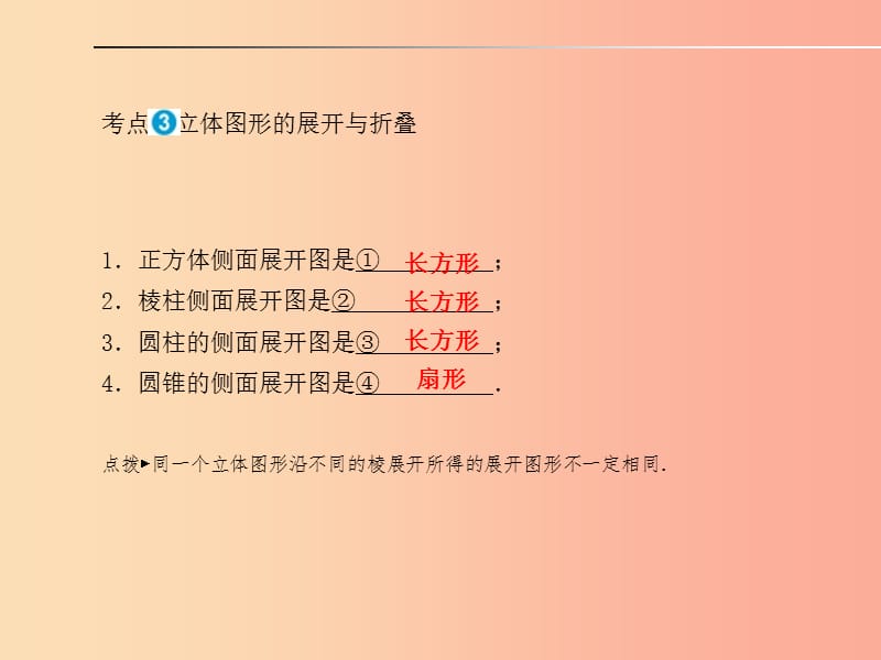 山东省泰安市2019年中考数学一轮复习 第一部分 系统复习 成绩基石 第七章 图形与变换 第25讲 投影与视图.ppt_第3页