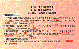 九年級化學(xué)上冊 第2章 身邊的化學(xué)物質(zhì) 第1節(jié) 性質(zhì)活潑的氧氣 第1課時 氧氣的性質(zhì)和用途課件 滬教版.ppt