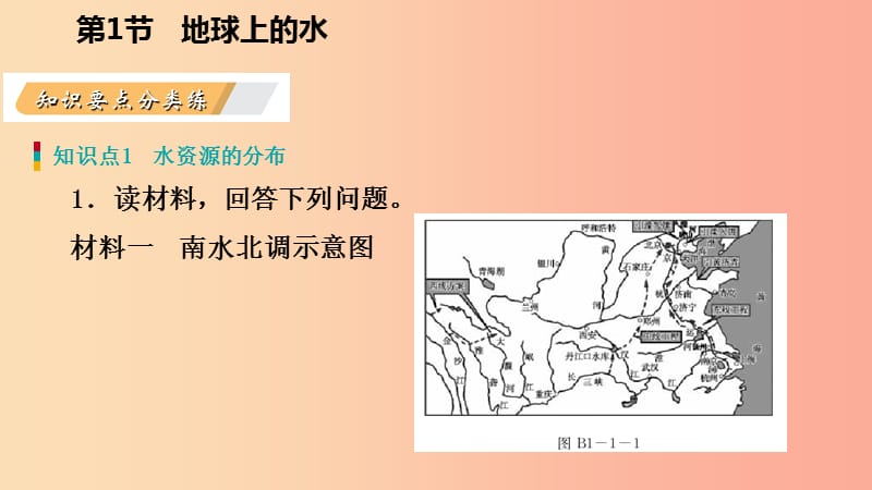 八年级科学上册 第1章 水和水的溶液 1.1 地球上的水 1.1.2 水资源的分布水与生命练习课件 浙教版.ppt_第3页