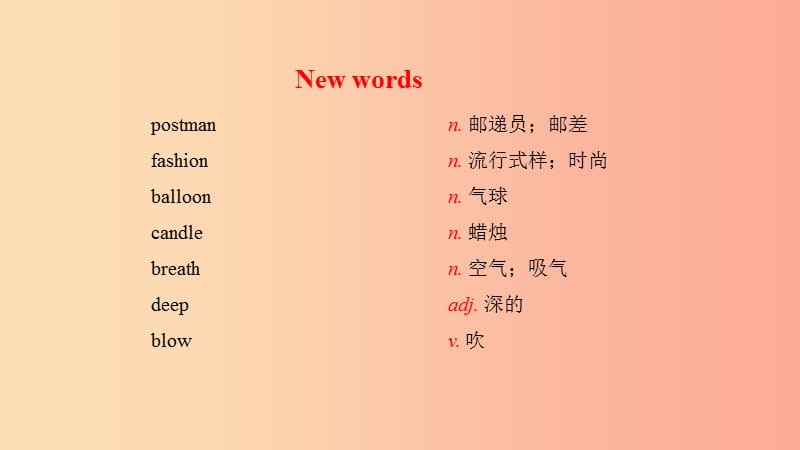 2019年秋季八年级英语上册Unit3FamiliesCelebrateTogetherLesson18LiMing’sBirthday预习课件新版冀教版.ppt_第2页