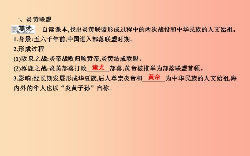 七年级历史上册《第一单元 史前时期中国境内人类的活动》第3课 远古的传说课件 新人教版.ppt_第2页