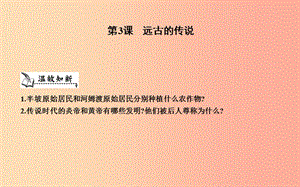 七年級歷史上冊《第一單元 史前時期中國境內(nèi)人類的活動》第3課 遠古的傳說課件 新人教版.ppt