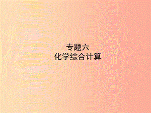 山東省濟(jì)寧市2019年中考化學(xué)復(fù)習(xí) 專題六 化學(xué)綜合計(jì)算課件.ppt