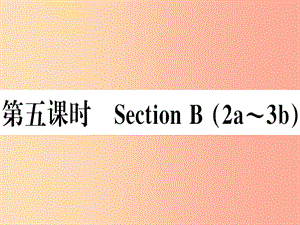 （湖南專版）八年級英語上冊 Unit 2 How often do you rcise（第5課時）新人教 新目標版.ppt