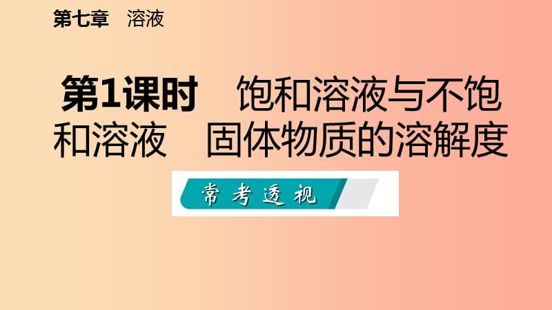 九年级化学下册第七章溶液7.2物质溶解的量第1课时饱和溶液与不饱和溶液固体物质的溶解度同步新版粤教版.ppt_第2页