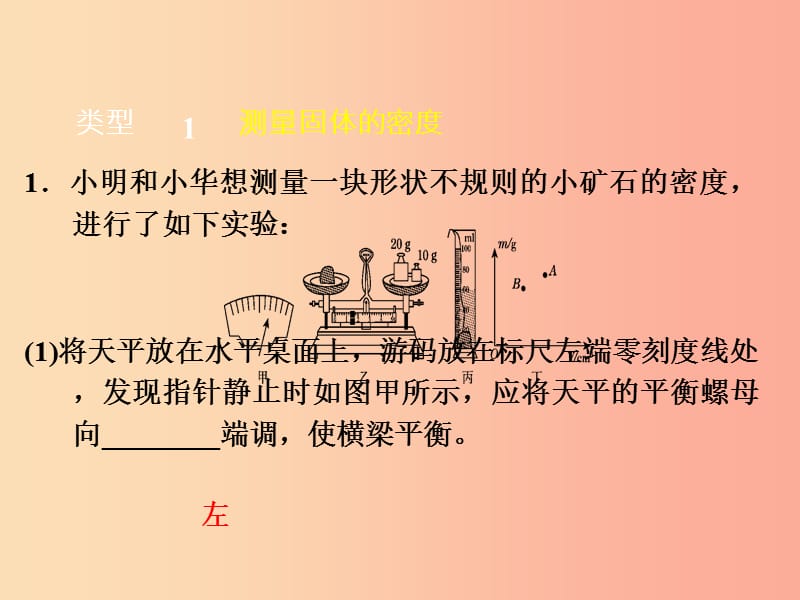 （安徽专版）2019年八年级物理上册 专题技能训练 密度的测量—常规方法习题课件（新版）粤教沪版.ppt_第2页