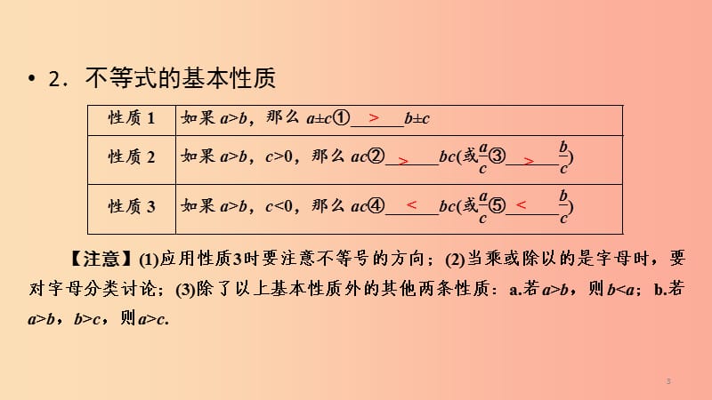 中考数学总复习 第1部分 教材同步复习 第二章 方程（组）与不等式（组）课时7 一元一次不等式（组）及其应用.ppt_第3页