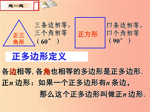 內(nèi)蒙古九年級數(shù)學(xué)上冊 第二十四章 圓 24.3 正多邊形和圓課件 新人教版.ppt