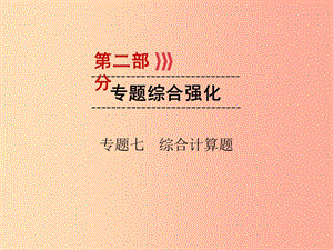 （廣西專用）2019中考物理一輪新優(yōu)化 專題七 綜合計算題課件.ppt