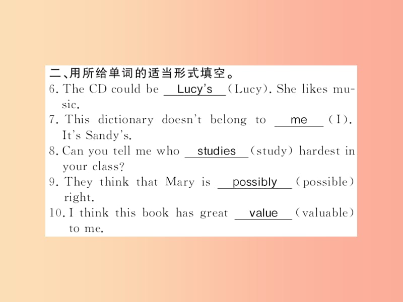 黄冈专用2019年秋九年级英语全册Unit8ItmustbelongtoCarla第1课时习题课件新版人教新目标版.ppt_第3页