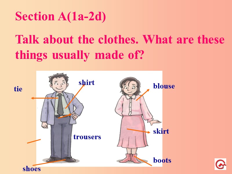 河北省邢台市桥东区九年级英语全册Unit5WhataretheshirtsmadeofSectionA1a_2d课件 人教新目标版.ppt_第2页