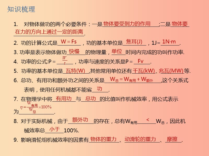 江苏省2019年中考物理 第22课时 功 功率 机械效率复习课件.ppt_第3页