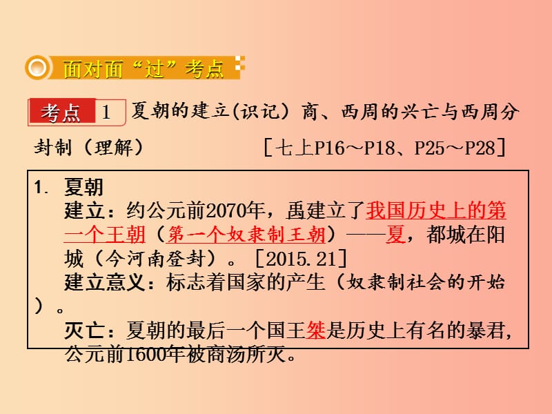 中考历史一轮复习 第一部分 教材知识梳理 模块一 中国古代史 第二单元 国家的产生和社会的变革.ppt_第3页