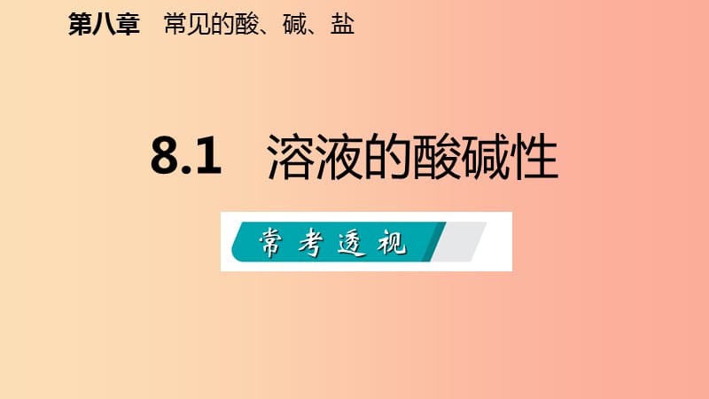 九年级化学下册 第八章 常见的酸、碱、盐 8.1 溶液的酸碱性同步课件 （新版）粤教版.ppt_第2页