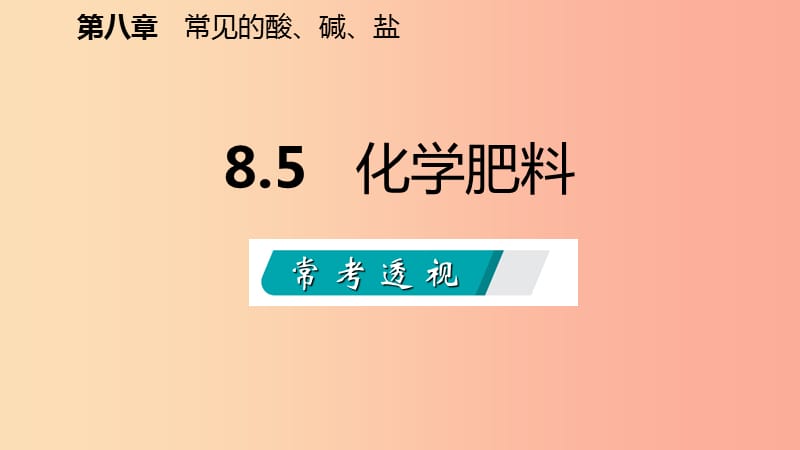 九年级化学下册第八章常见的酸碱盐8.5化学肥料同步课件新版粤教版.ppt_第2页