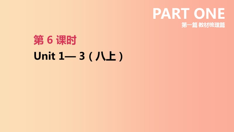 （安徽专版）2019中考英语高分复习 第一篇 教材梳理篇 第06课时 Units 1-3（八上）课件 人教新目标版.ppt_第3页