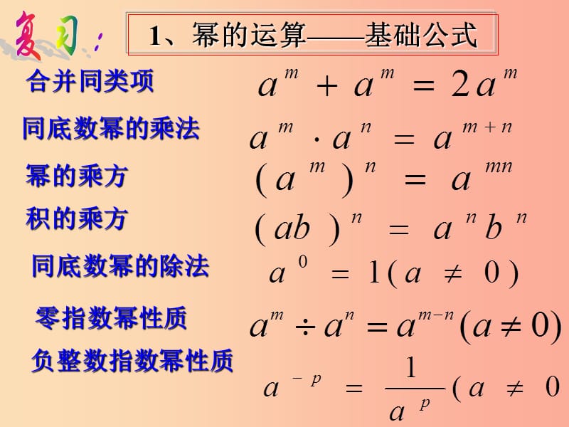 七年级数学下册 第三章 3.7 整式的相除课件 （新版）浙教版.ppt_第2页