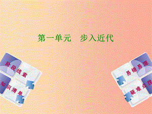 （鄂爾多斯專(zhuān)版）2019年中考?xì)v史復(fù)習(xí) 第4部分 第一單元 步入近代課件.ppt