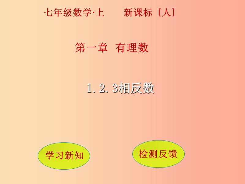 河北省七年级数学上册 1.2.3 相反数课件 新人教版.ppt_第2页