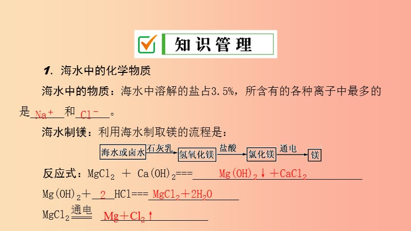 九年级化学下册 第八单元 海水中的化学 第一节 海洋化学资源课件（新版）鲁教版.ppt_第2页