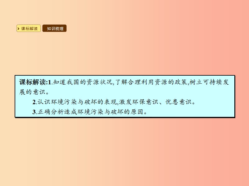 九年级政治全册 第二单元 关注自然 关注人类 第二节 我国的环境压力 第2框 资源小国课件 湘教版.ppt_第2页