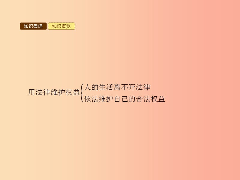 七年级政治下册第三单元生活离不开规则第九课法律与生活第1框用法律维护权益课件北师大版.ppt_第3页