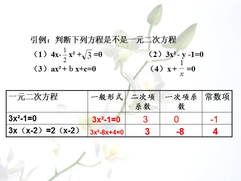 数学下册第17章《一元二次方程》复习课件沪科版.ppt_第3页