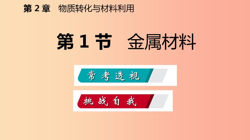 2019年秋九年级科学上册 第2章 物质转化与材料利用 第1节 金属材料同步导学课件（新版）浙教版.ppt_第2页