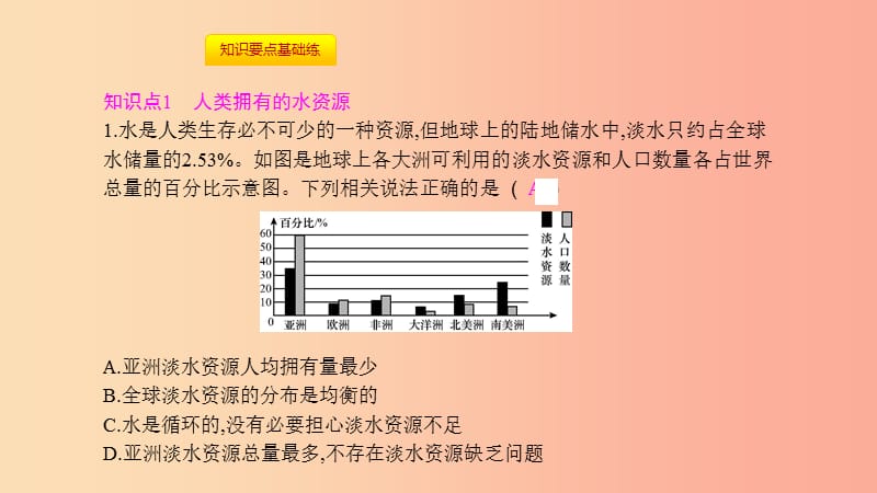 2019年秋九年级化学上册第四单元自然界的水课题1爱护水资源课件-新人教版.ppt_第3页