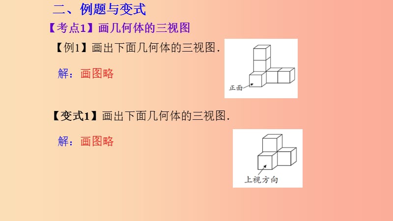 （湖北专用）2019中考数学新导向复习 第七章 图形的变化与坐标 第33课 投影与视图课件.ppt_第3页