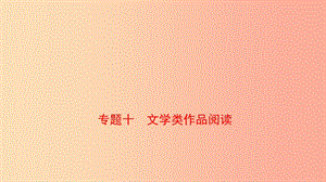 山東省臨沂市2019年中考語(yǔ)文 專題復(fù)習(xí)十 文學(xué)類作品閱讀課件.ppt