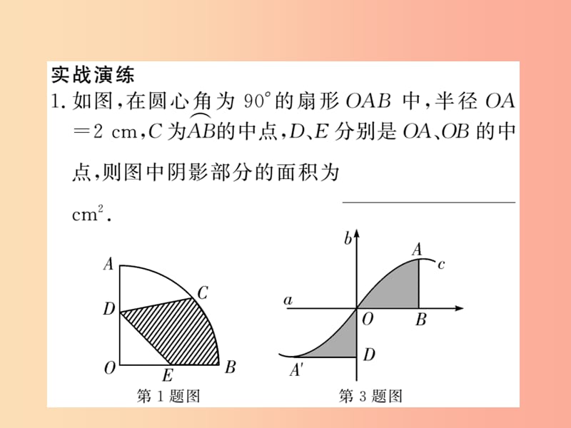 （新课标）2019中考数学复习 第六章 圆 微专题（二）求几何图形面积的常用方法（课后提升）课件.ppt_第2页