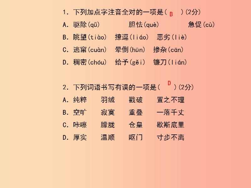 （黄冈专版）2019年九年级语文上册 第四单元 16 孤独之旅课件 新人教版.ppt_第3页