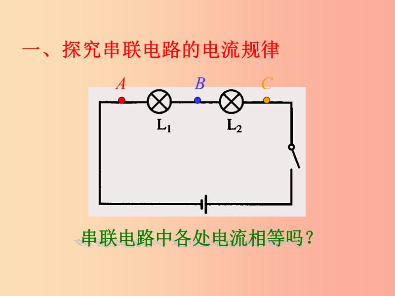 2019年秋九年级物理上册 13.4探究串、并联电路中的电流课件（新版）粤教沪版.ppt_第3页