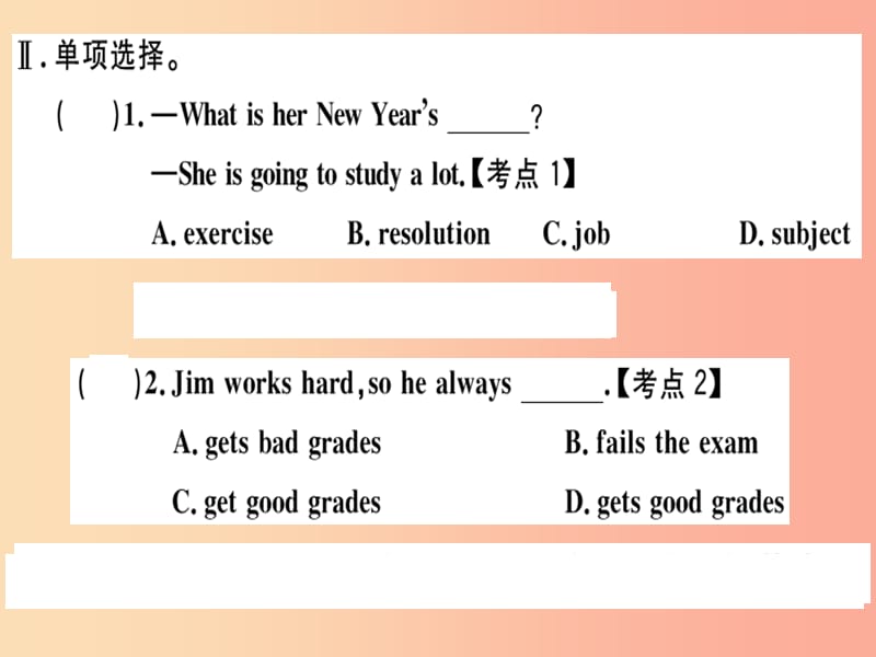 （黄冈专用）八年级英语上册 Unit 6 I’m going to study computer science（第4课时）课件 新人教版.ppt_第3页