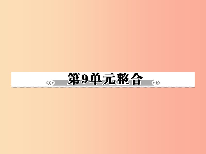 八年级生物下册 第9单元 生物技术整合习题课件 （新版）苏教版.ppt_第1页